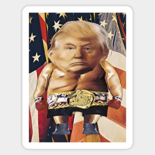 Boxing Champ Donny T Sticker